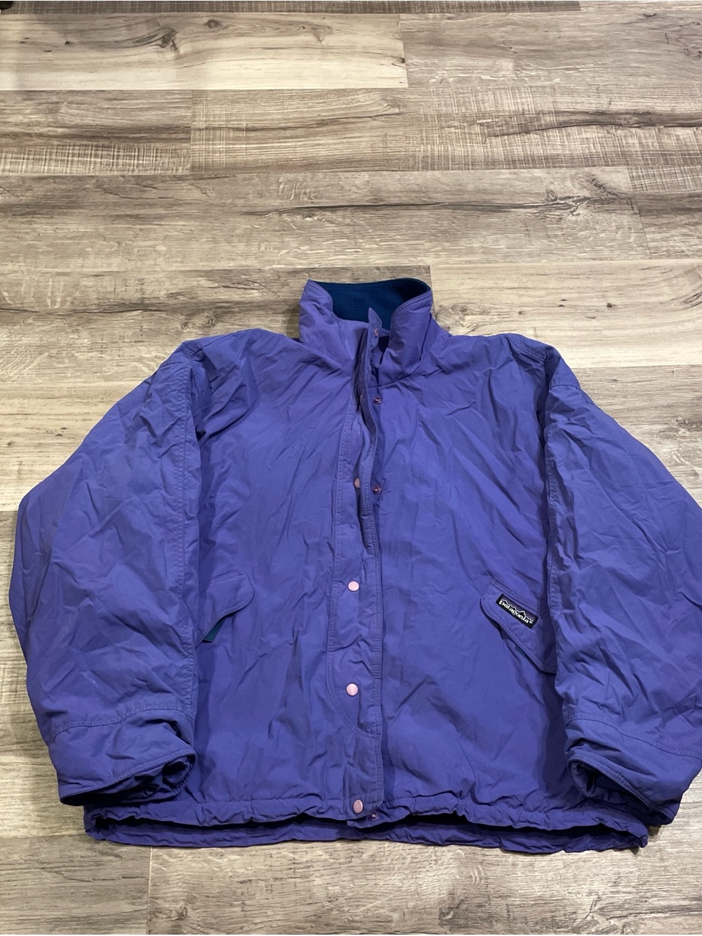 80s Patagonia Women's Purple Insulated Jacket
